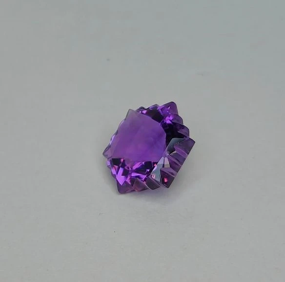 16.15ct Natural Amethyst Fancy Cut Loose Gemstone From Brazil — view 1
